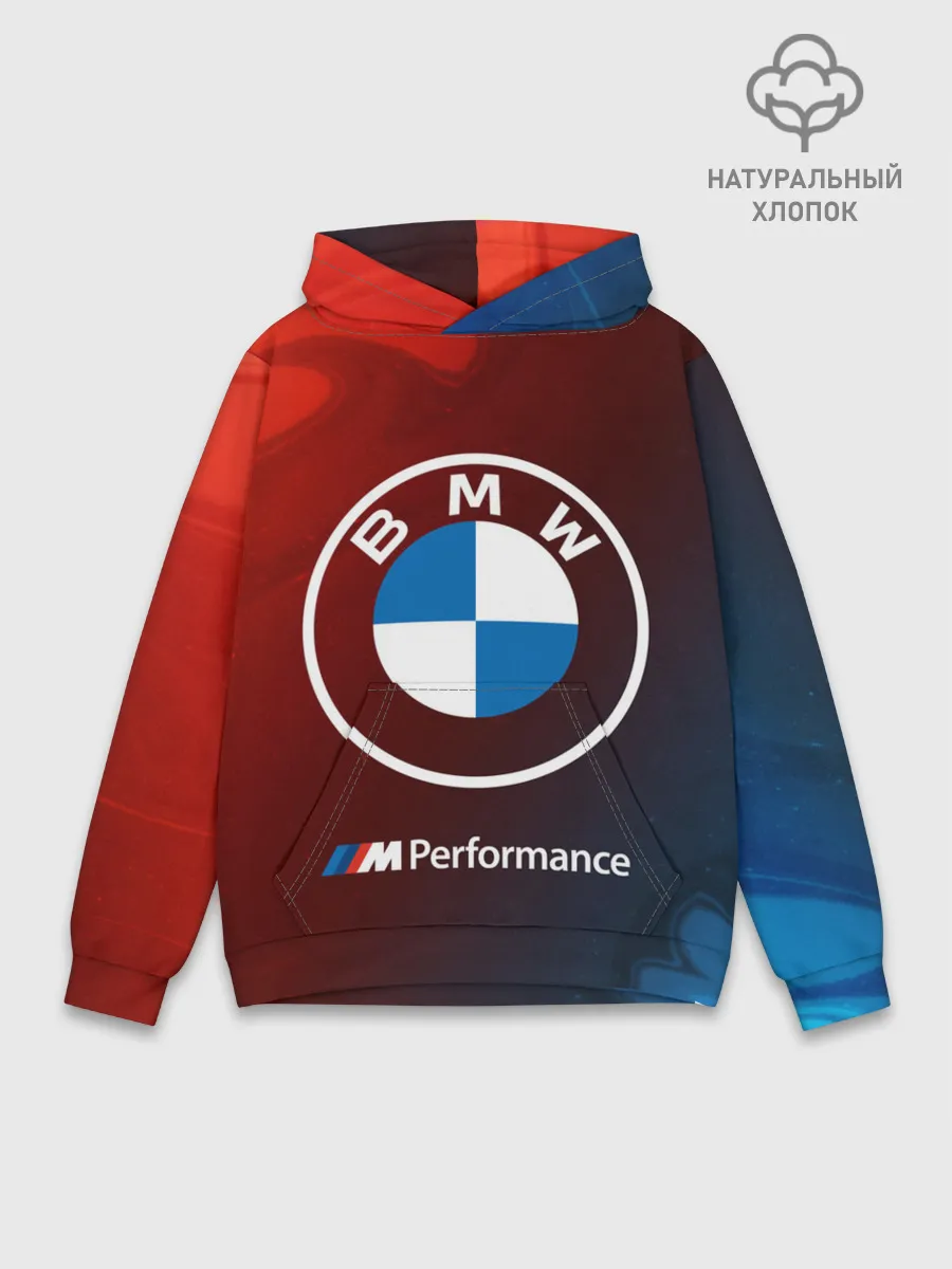 Худи мужской база хлопок / BMW / БМВ