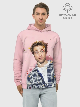 Худи мужской база хлопок / ROBERT PATTINSON