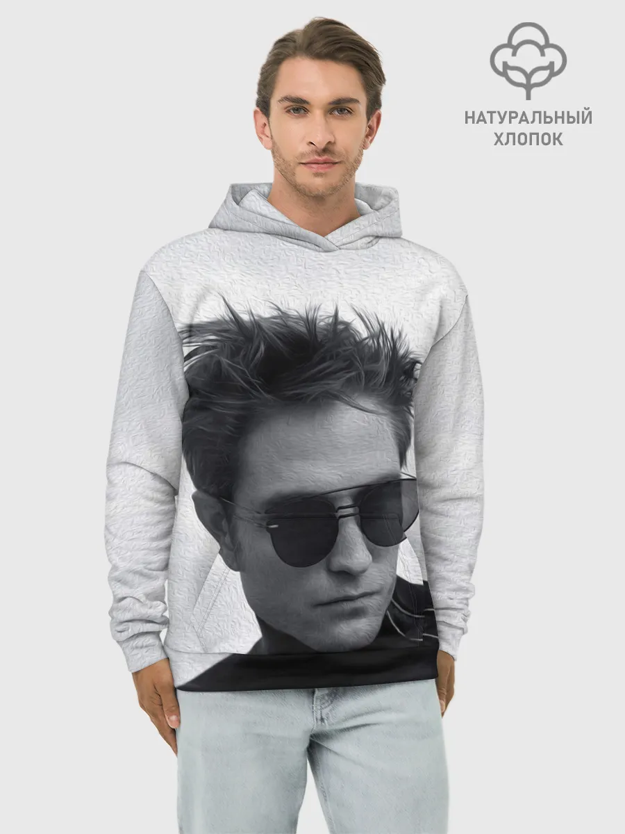 Худи мужской база хлопок / ROBERT PATTINSON