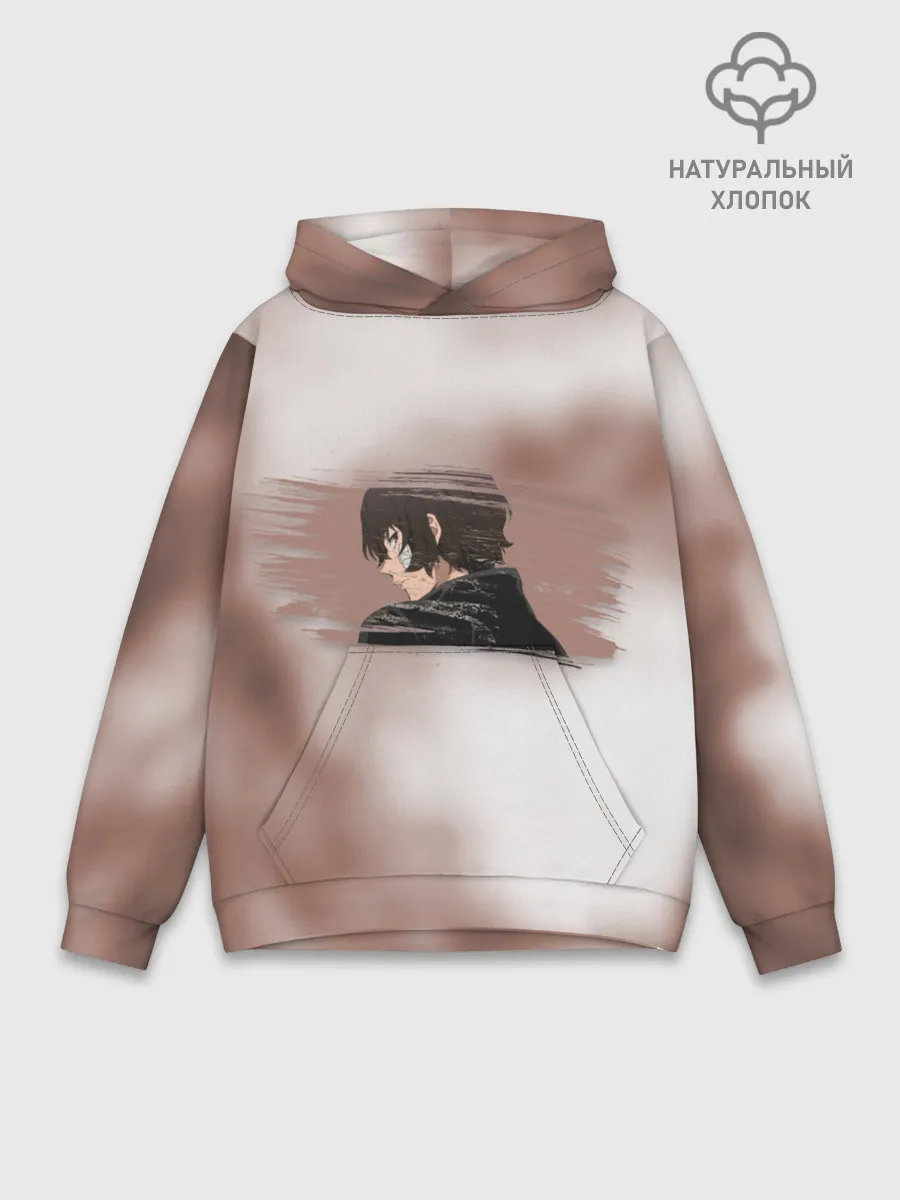 Худи мужской база хлопок / Дазай Осаму