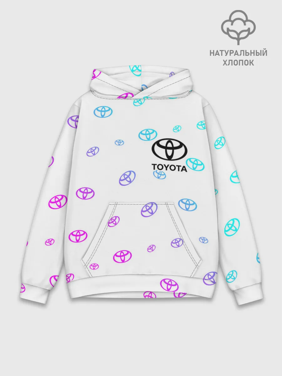 Худи мужской база хлопок / TOYOTA / ТОЙОТА