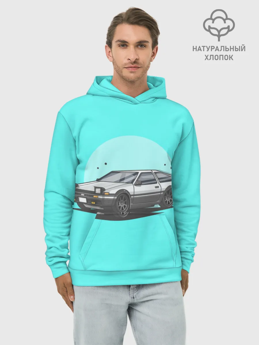 Худи мужской база хлопок / Хачироку АЕ86