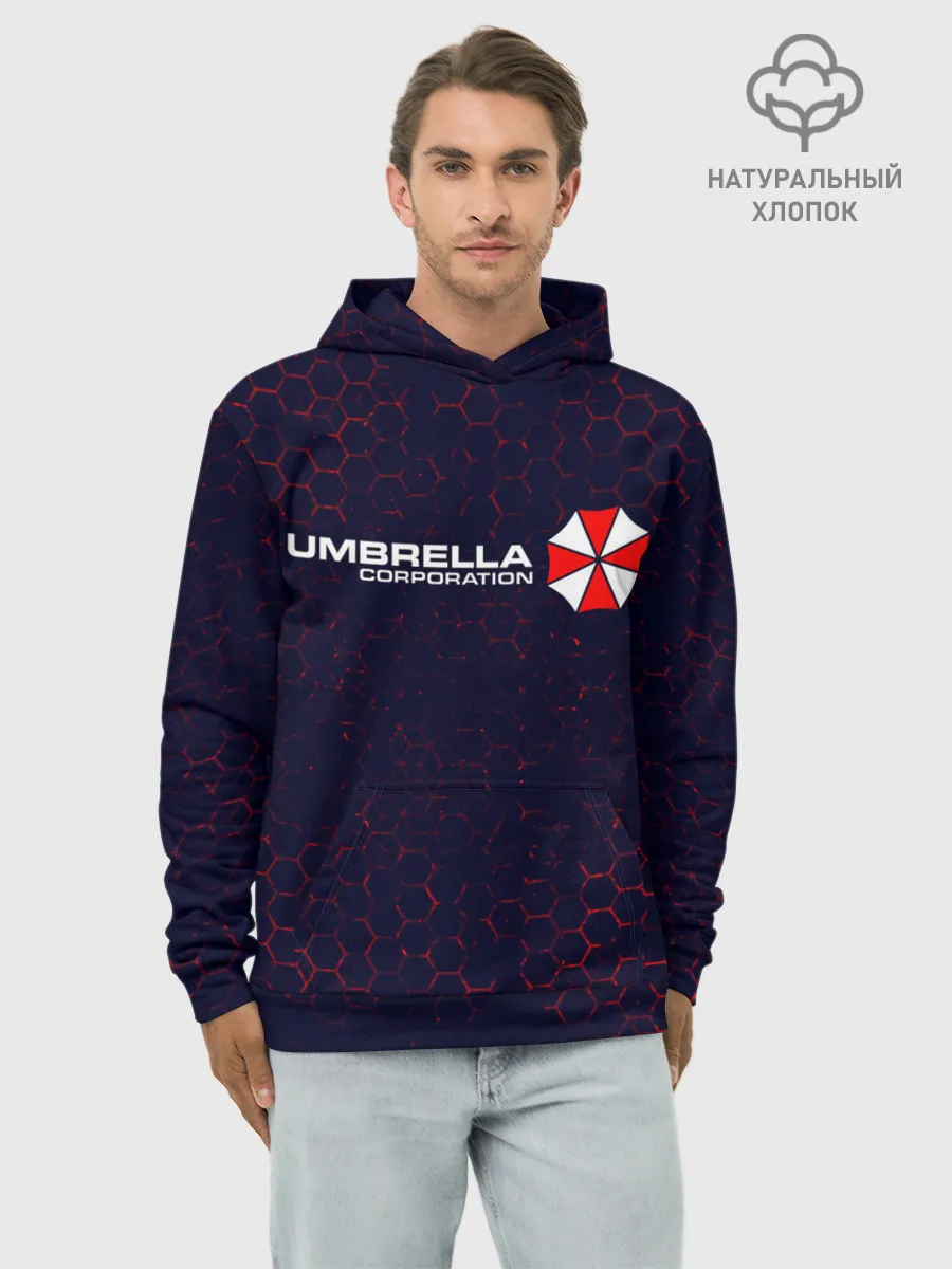 Худи мужской база хлопок / UMBRELLA CORP / АМБРЕЛЛА