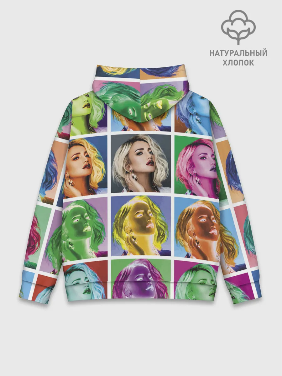 Худи мужской база хлопок / Buzova pop-art