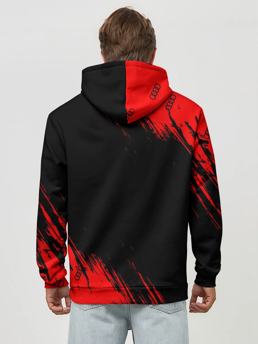 Худи мужской база хлопок / AUDI / АУДИ