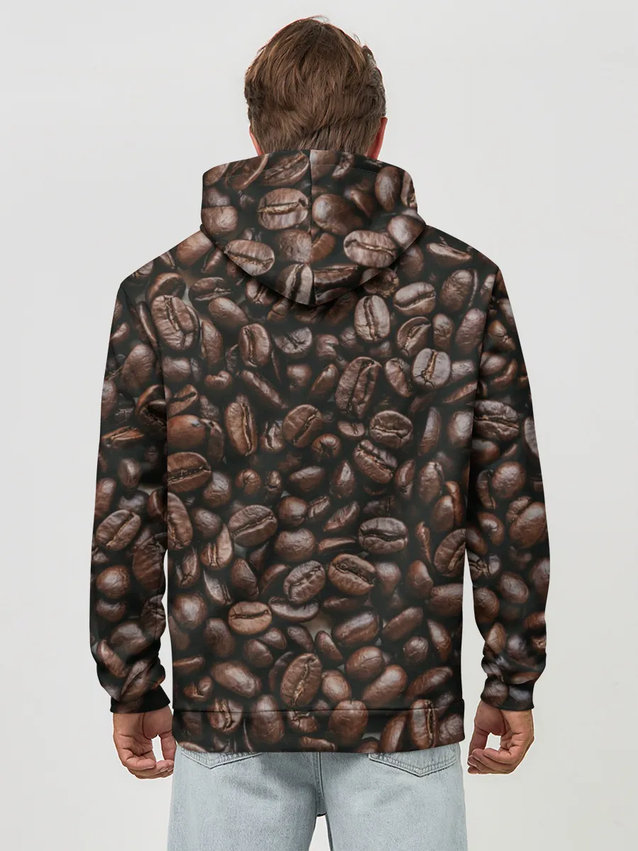 Худи мужской база хлопок / кофе