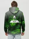 Худи мужской база хлопок / Листья зеленые CODE ERROR 404