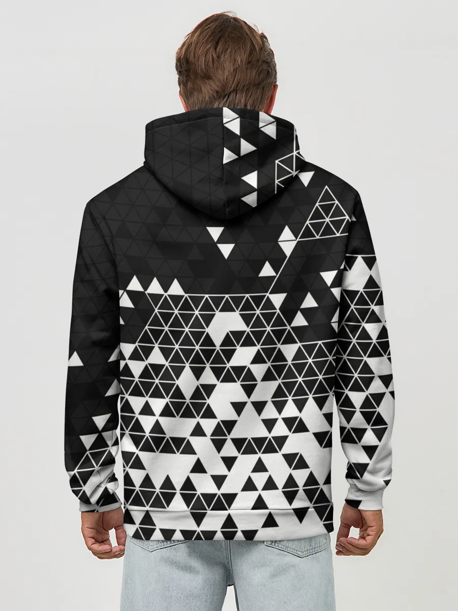 Худи мужской база хлопок / Векторные фигуры