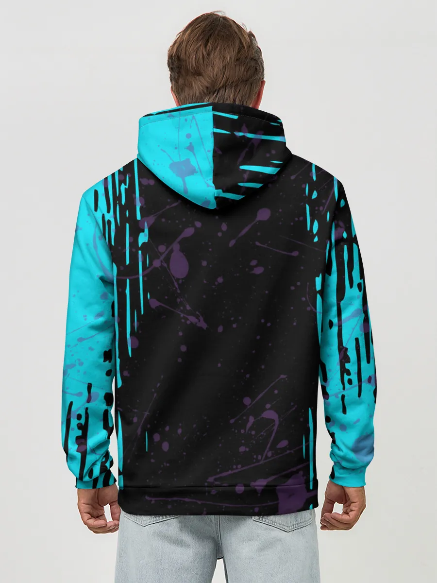 Худи мужской база хлопок / FORTNITE MARSHMELLO.