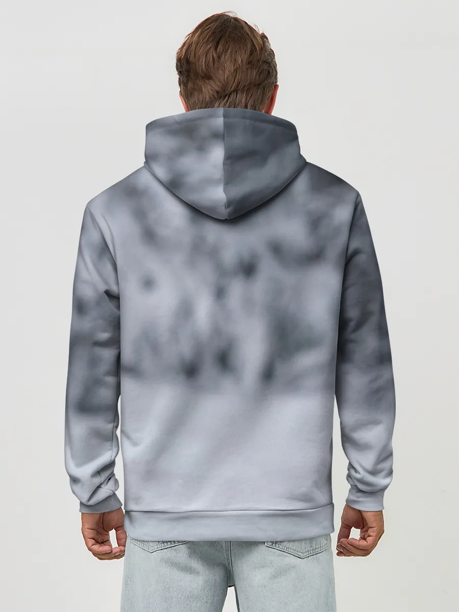 Худи мужской база хлопок / Рысь