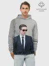 Худи мужской база хлопок / Роберт Паттинсон