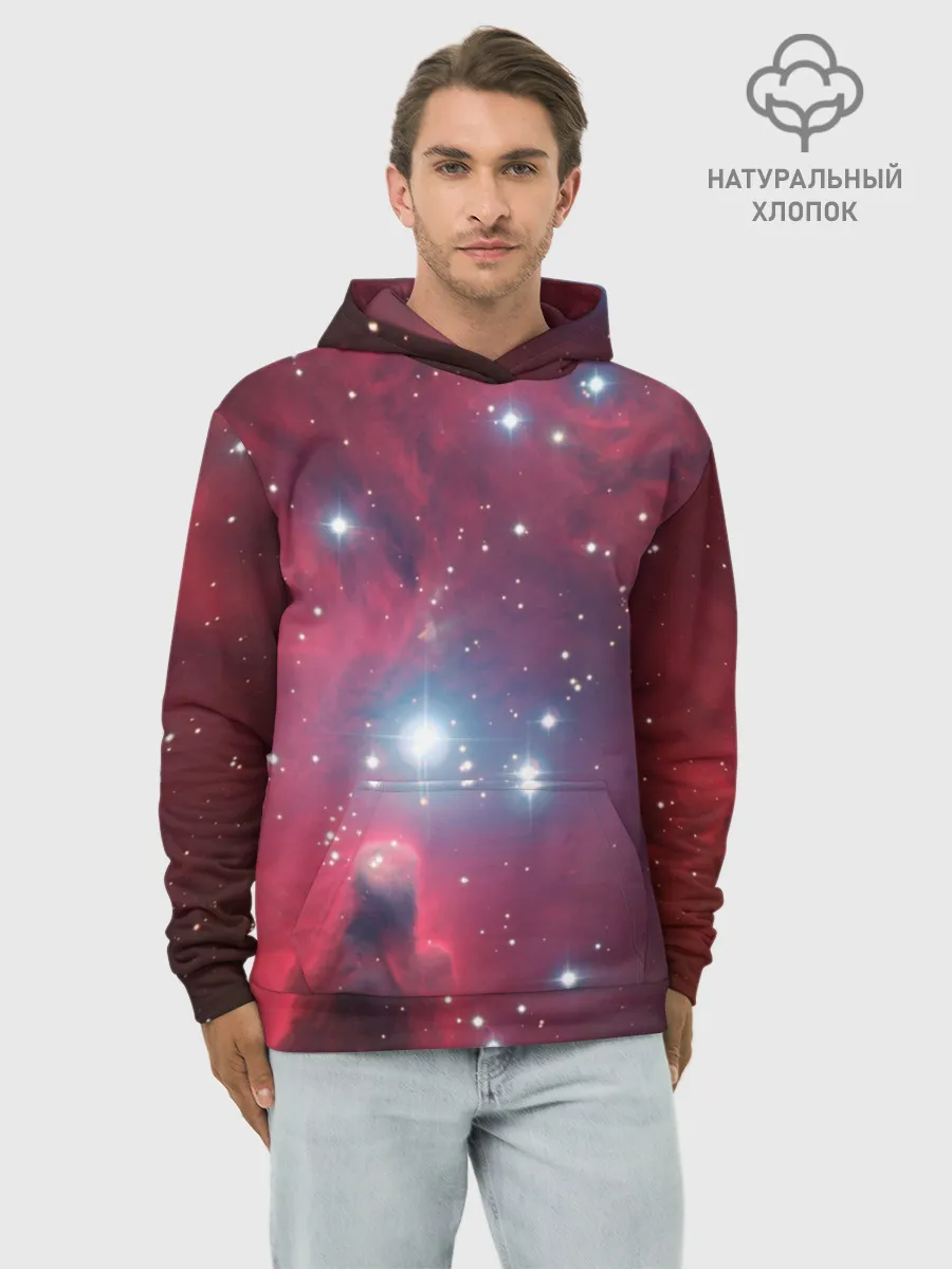 Худи мужской база хлопок / космос