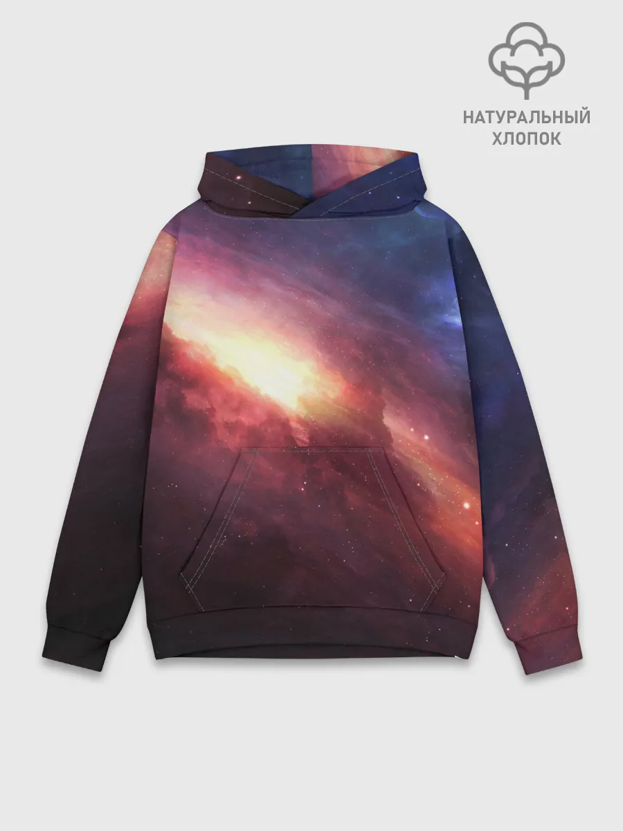 Худи мужской база хлопок / Космос