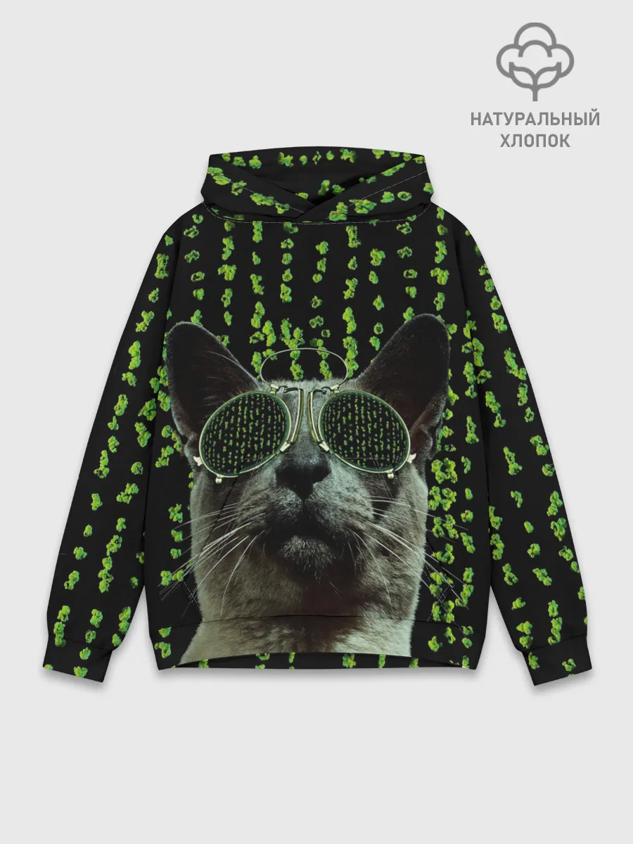 Худи мужской база хлопок / КОТ