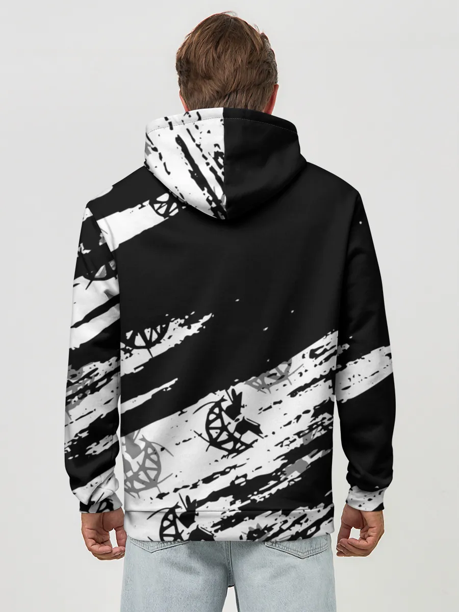 Худи мужской база хлопок / PYROKINESIS.