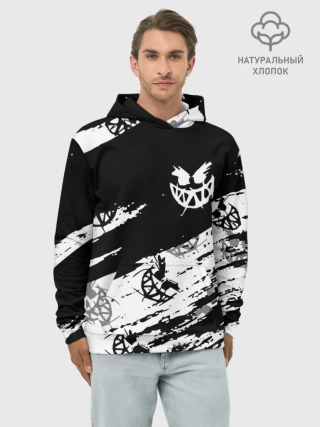 Худи мужской база хлопок / PYROKINESIS.