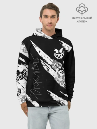 Худи мужской база хлопок / PYROKINESIS.
