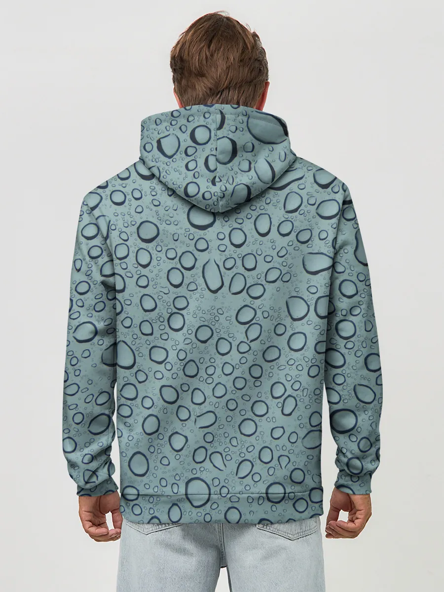 Худи мужской база хлопок / Капли.