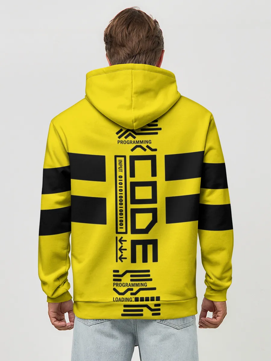 Худи мужской база хлопок / КОД,программирование,code
