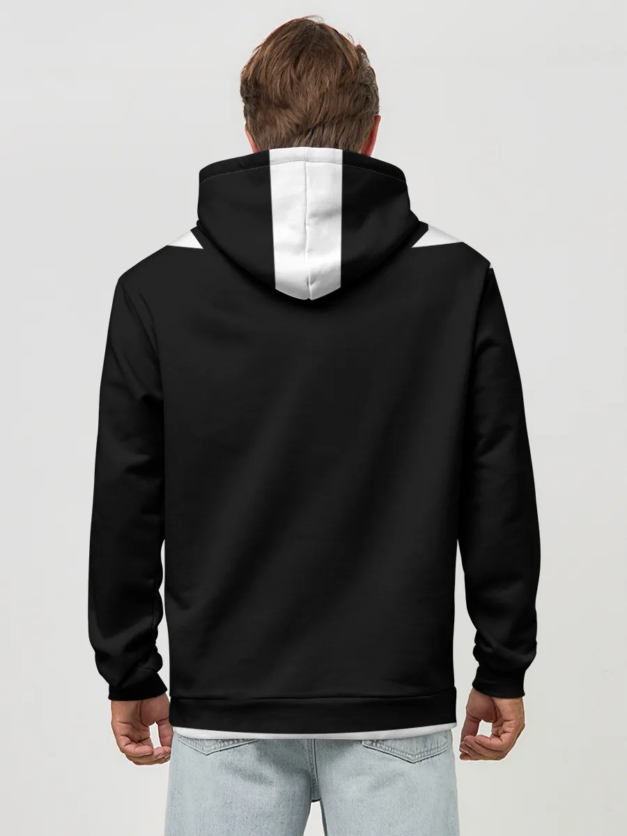 Худи мужской база хлопок / Никогда не сдавайся