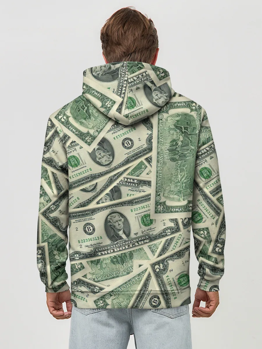 Худи мужской база хлопок / Доллар