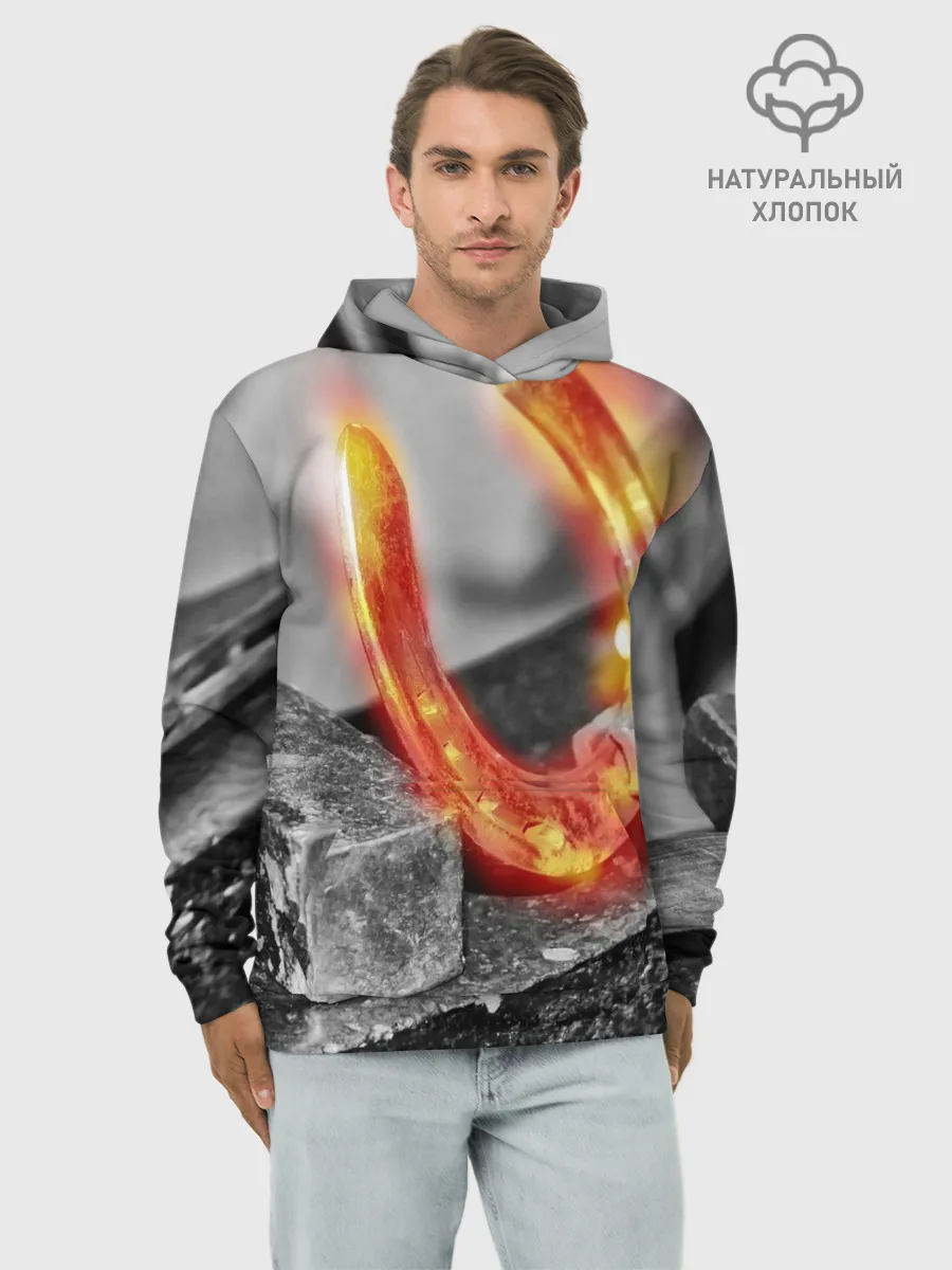 Худи мужской база хлопок / Подкова