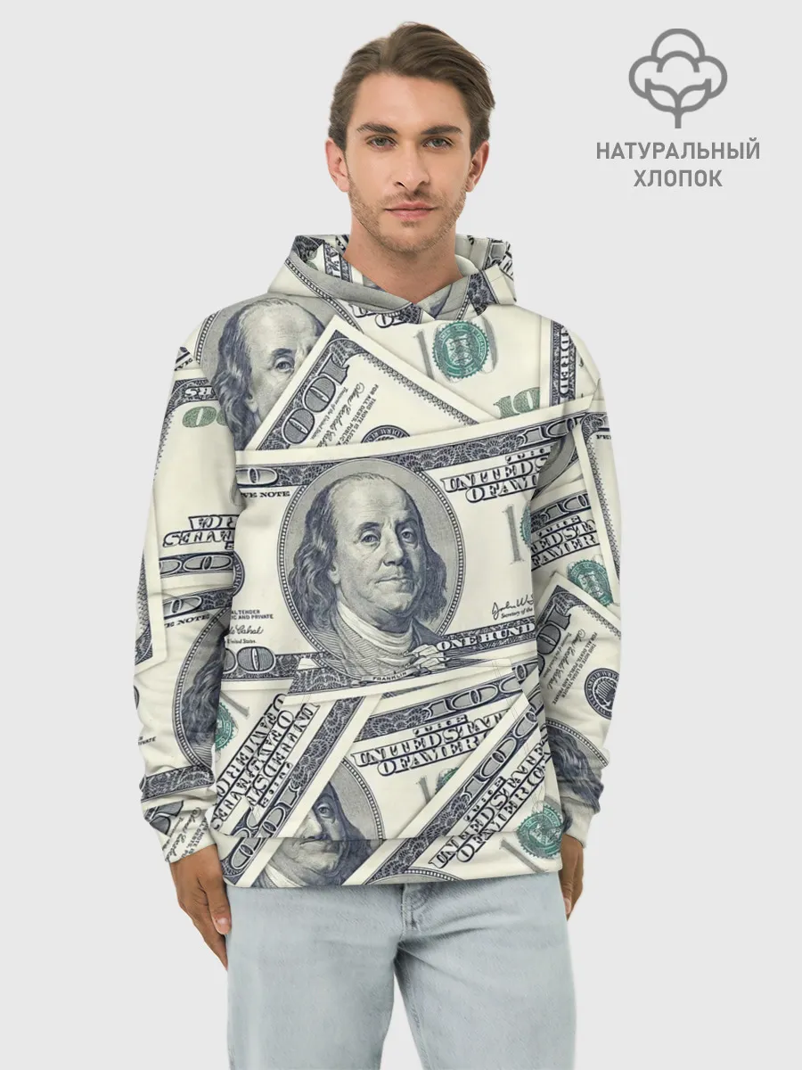 Худи мужской база хлопок / Доллары