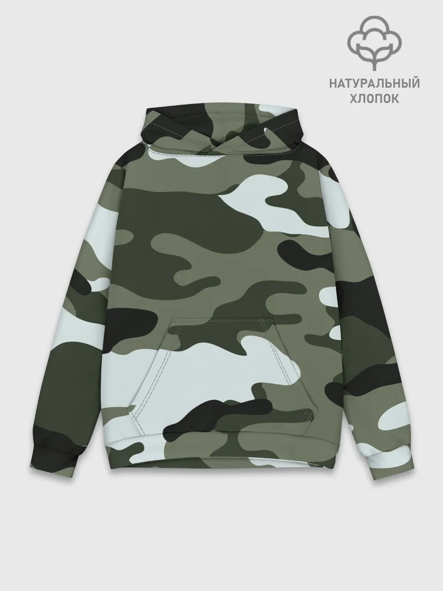 Худи мужской база хлопок / camouflage 2