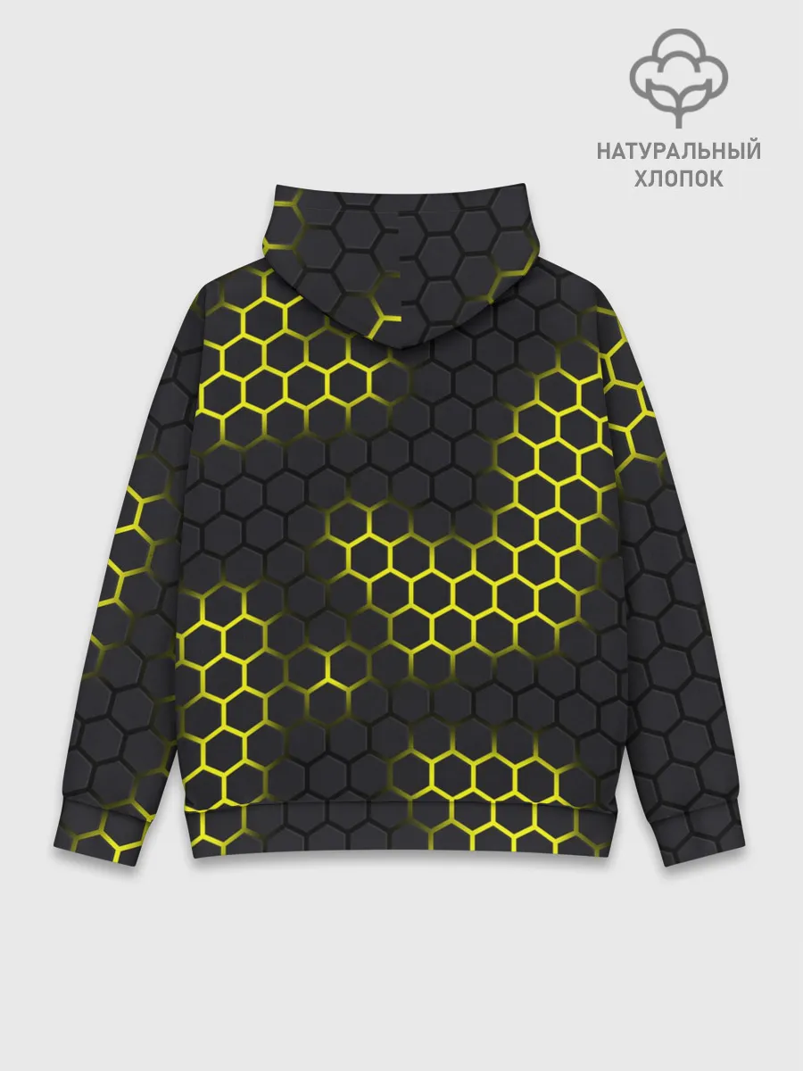 Худи мужской база хлопок / Pikachu Pika Pika