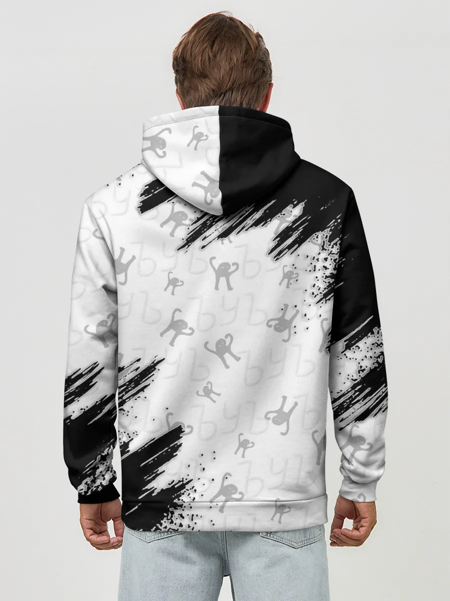 Худи мужской база хлопок / ЪУЪ СЪУКА