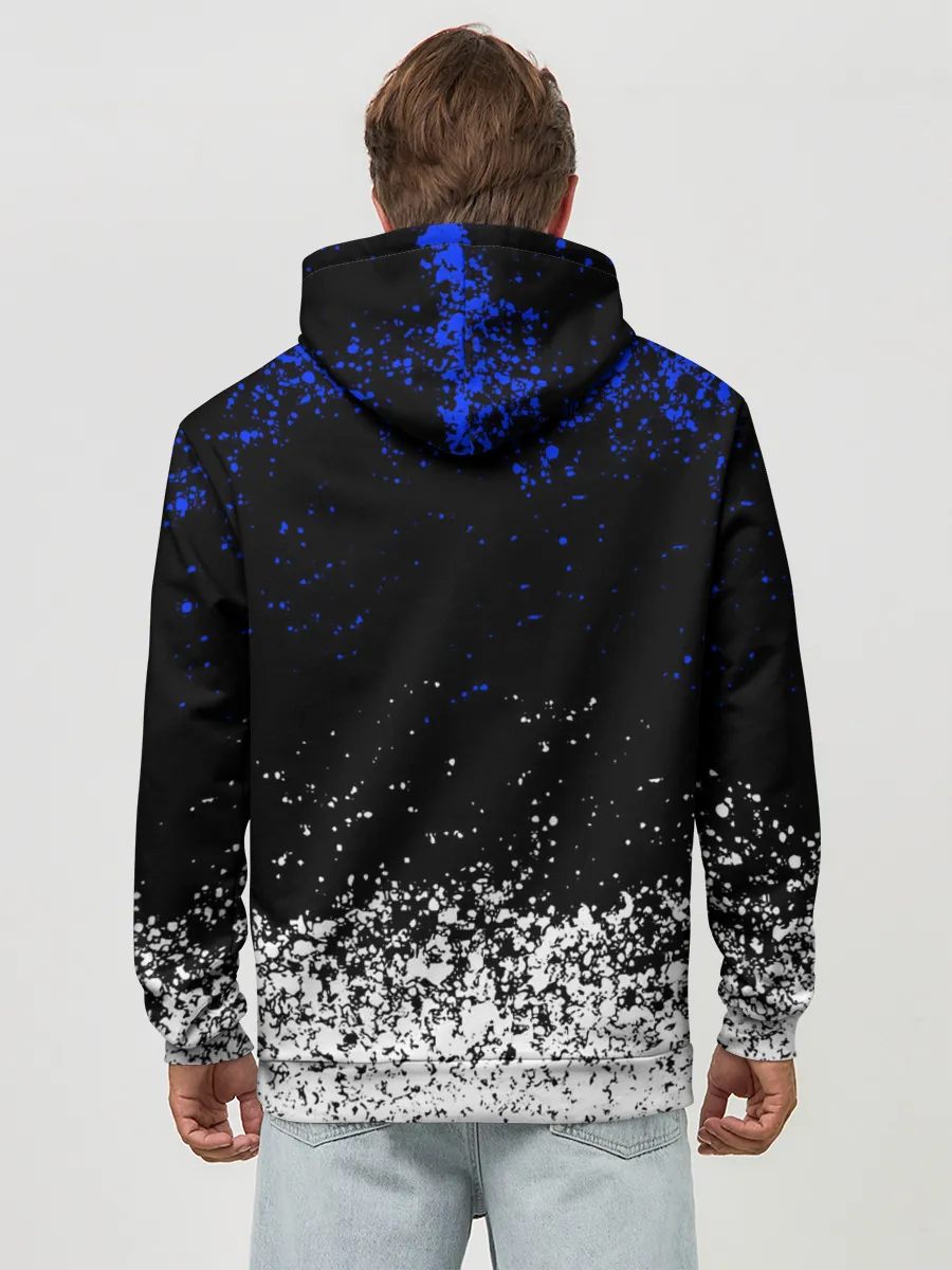 Худи мужской база хлопок / JUVENTUS.