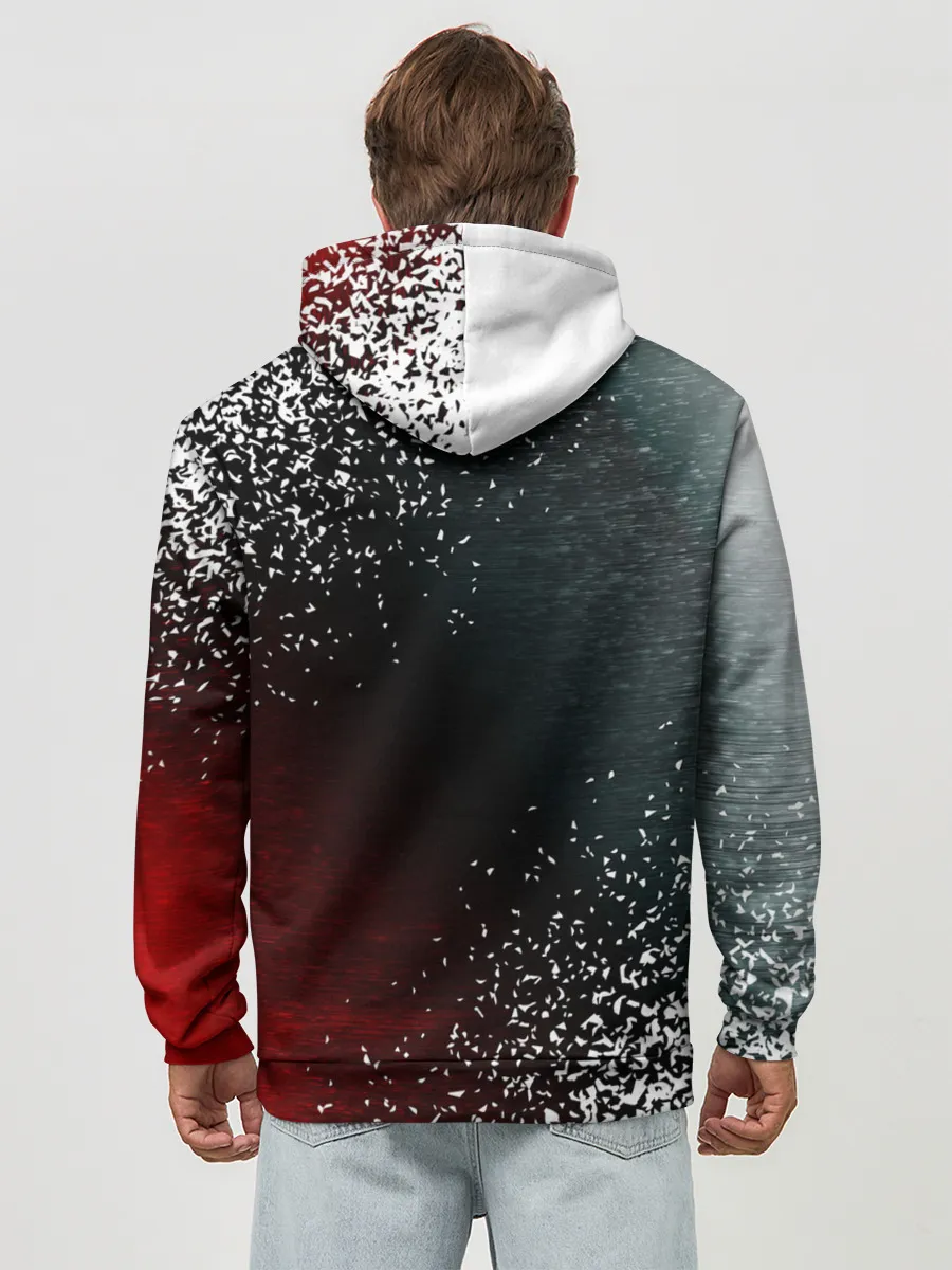 Худи мужской база хлопок / AC MILAN / МИЛАН