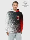 Худи мужской база хлопок / AC MILAN / МИЛАН