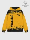 Худи мужской база хлопок / Pikachu black&yellow