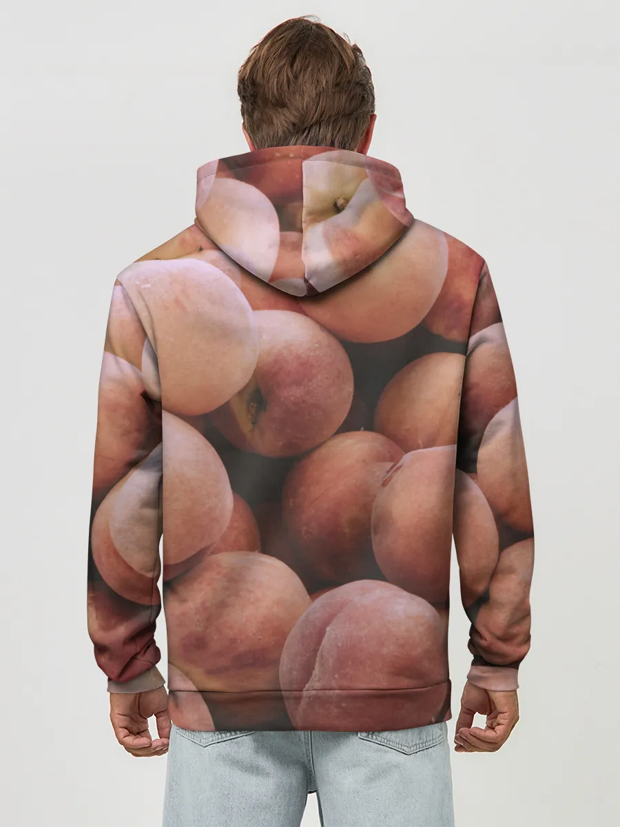 Худи мужской база хлопок / Персики.