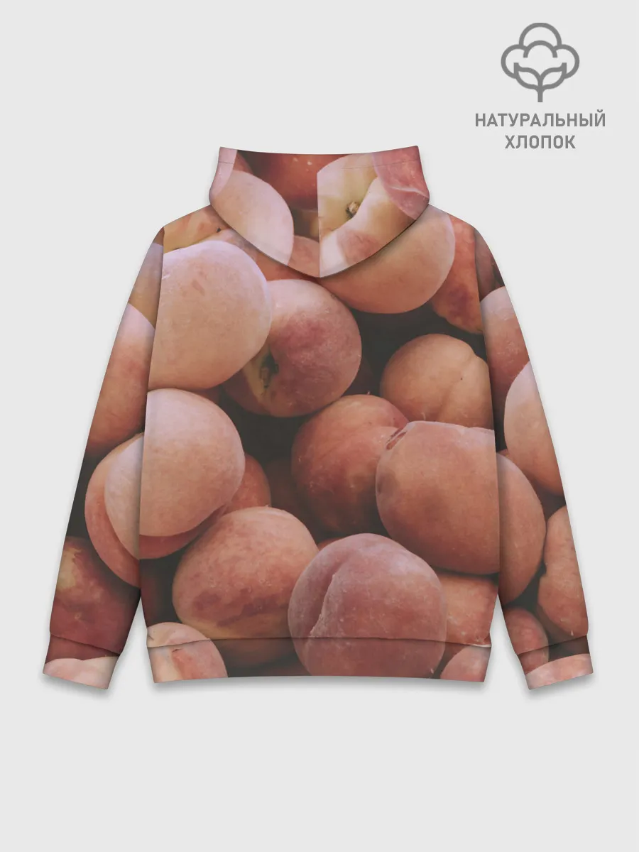 Худи мужской база хлопок / Персики.