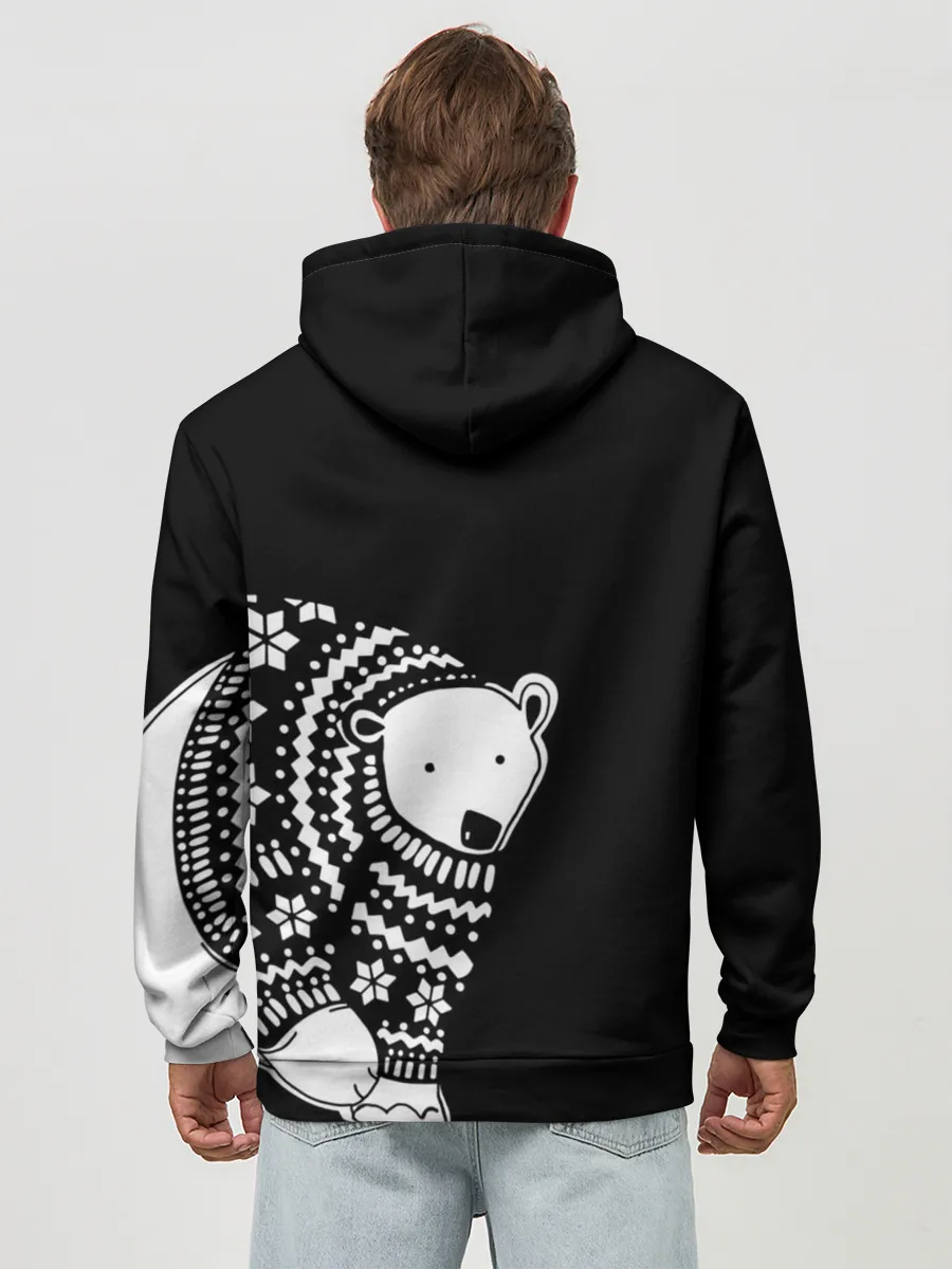 Худи мужской база хлопок / Жизни белых имеют значение