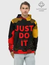 Худи мужской база хлопок / JUST DO IT