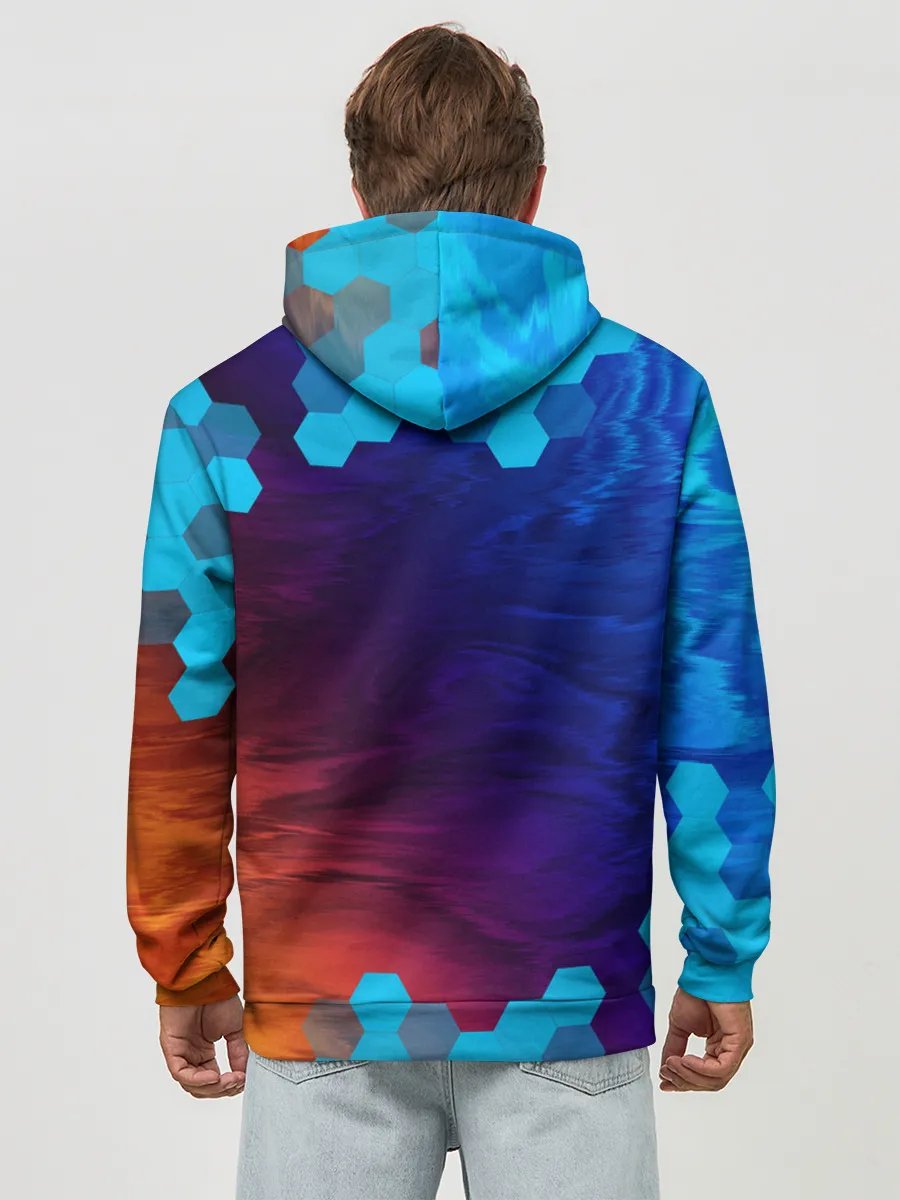 Худи мужской база хлопок / PORTAL / ПОРТАЛ