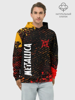 Худи мужской база хлопок / METALLICA / МЕТАЛЛИКА