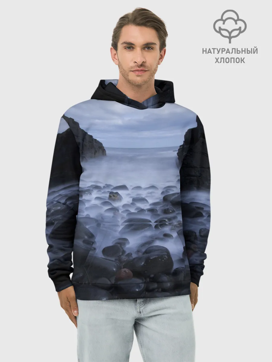 Худи мужской база хлопок / Горные породы