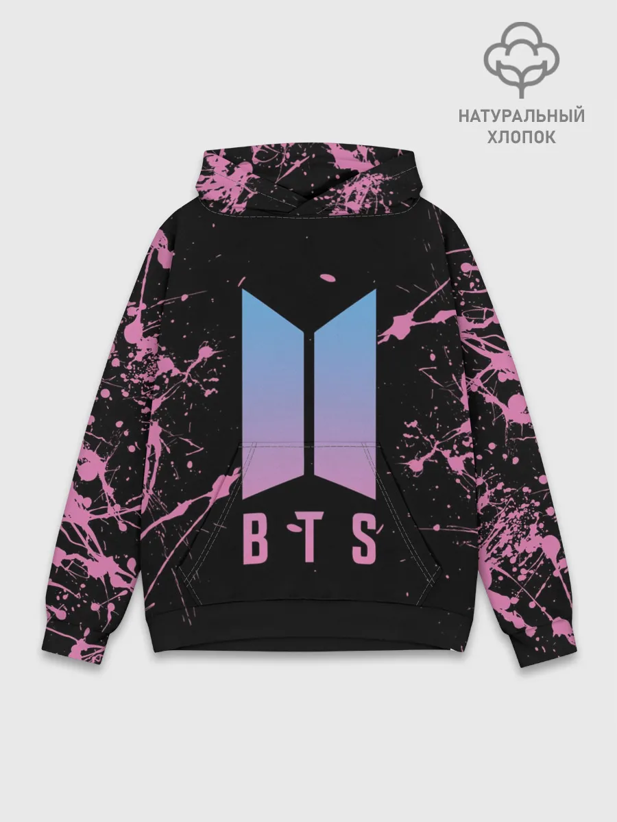 Худи мужской база хлопок / BTS