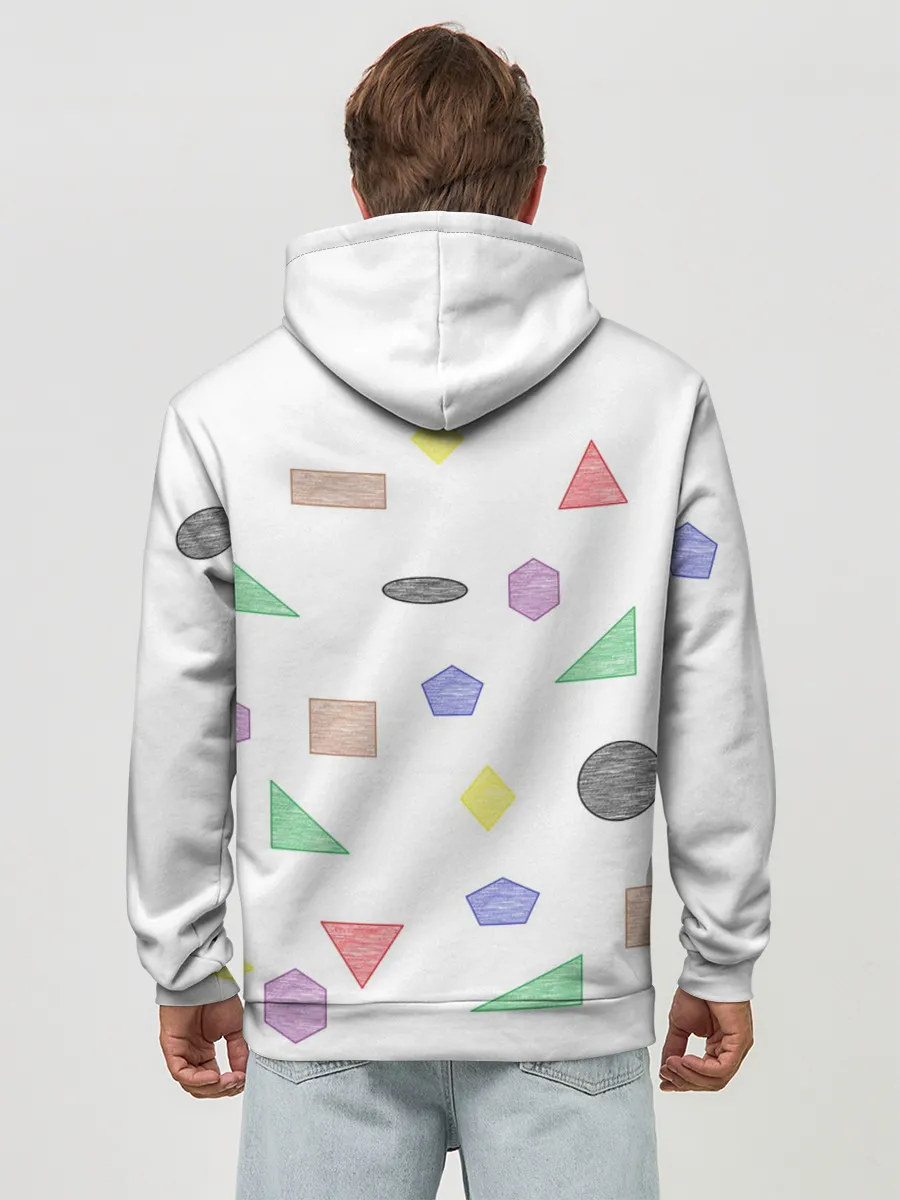 Худи мужской база хлопок / Геометрия