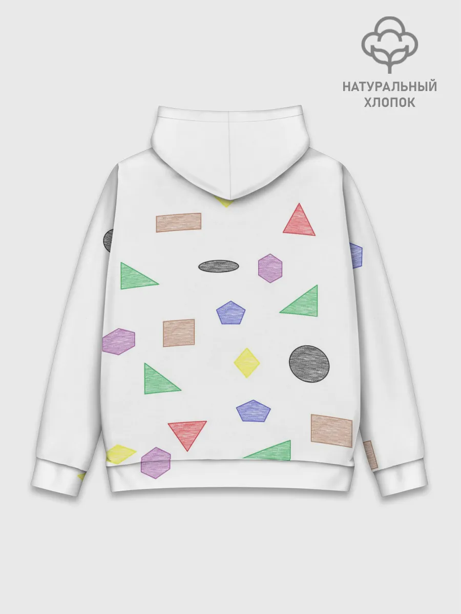 Худи мужской база хлопок / Геометрия