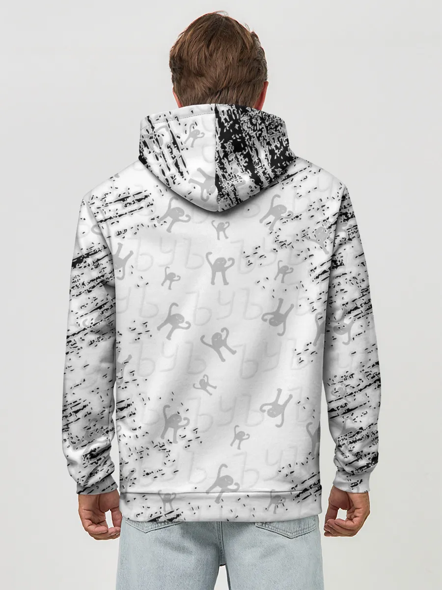 Худи мужской база хлопок / ЪУЪ СЪУКА