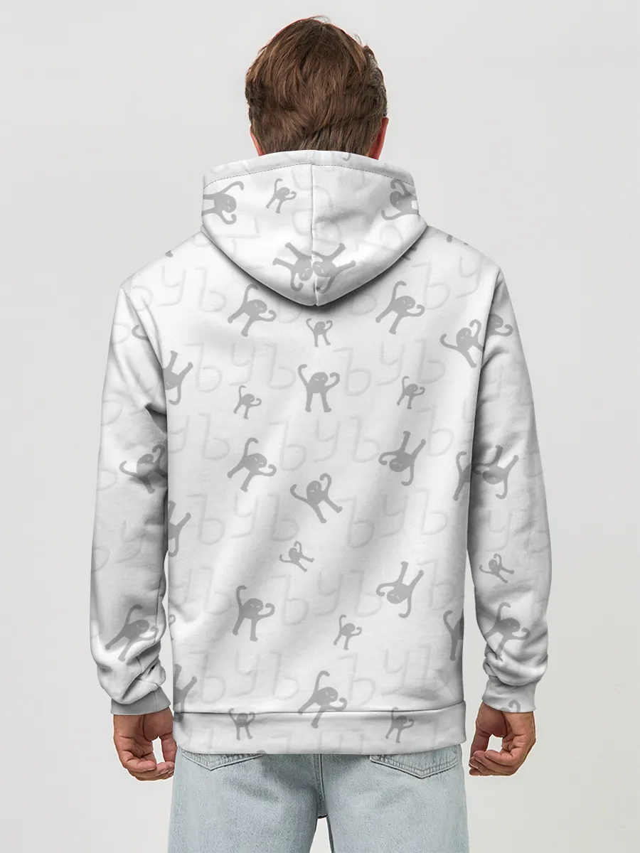 Худи мужской база хлопок / ЪУЪ СЪУКА