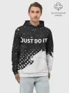 Худи мужской база хлопок / JUST DO IT