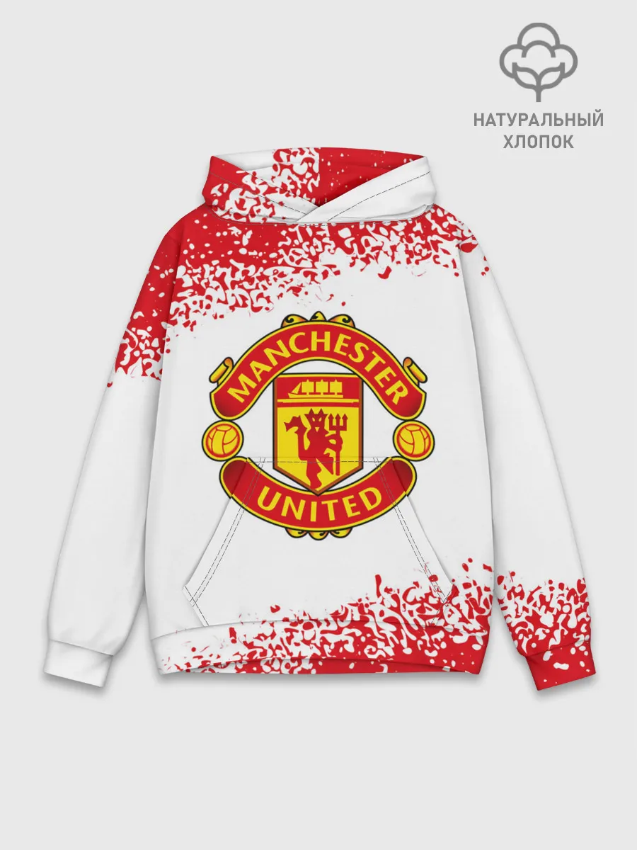 Худи мужской база хлопок / MANCHESTER UNITED