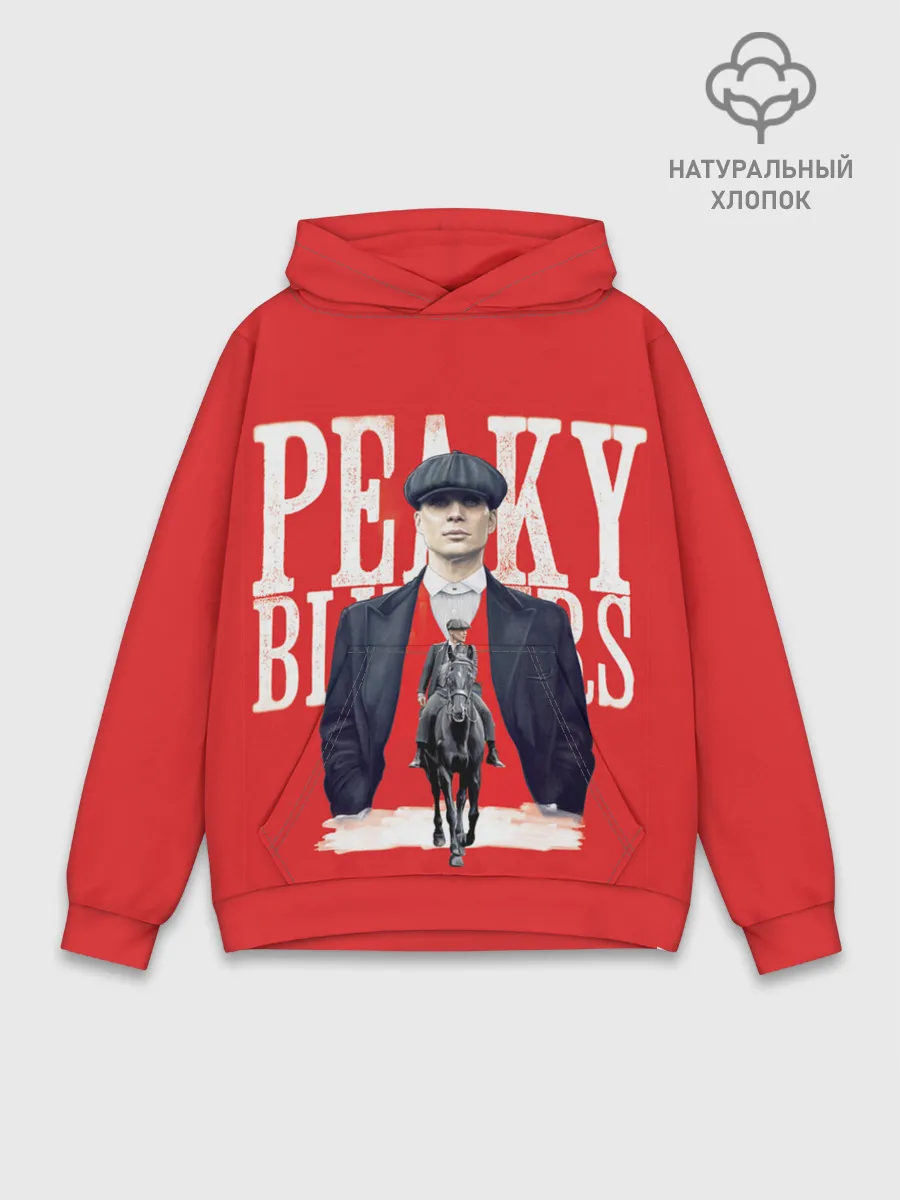 Худи мужской база хлопок / Острые козырьки