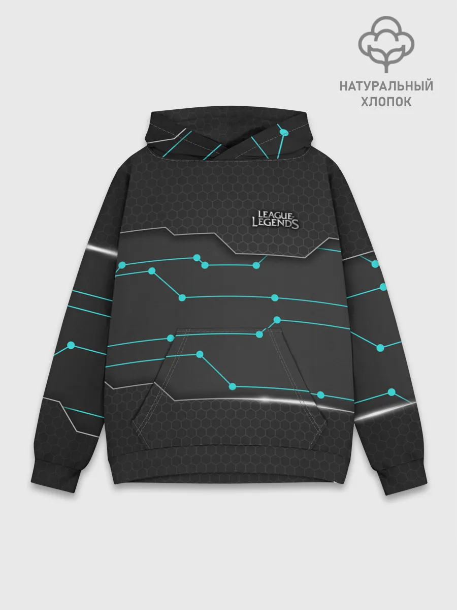 Худи мужской база хлопок / League of Legends